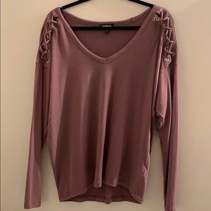 Purple Express long sleeve top